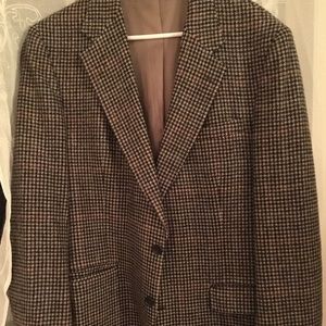 Classic Mens wool Houndstooth blazer